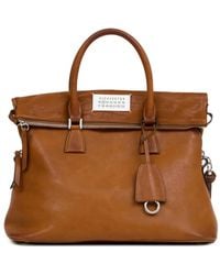 Maison Margiela - Borsa A Spalla Con Placca Logo - Lyst