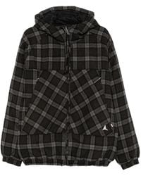 Roa - チェック フーデッドジャケット - Lyst