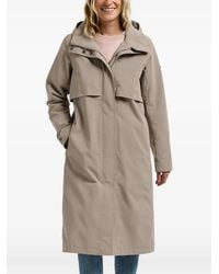 Didriksons - Isolde Hooded Storm-Flap Coat - Lyst