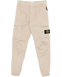 Stone Island - Cargo-Pocket Cuffed Trousers - Lyst