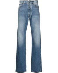 Maison Margiela - Straight-Leg-Jeans mit Ziernähten - Lyst