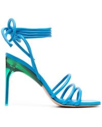 Off-White c/o Virgil Abloh - Plexi 110Mm Ankle-Strap Sandals - Lyst