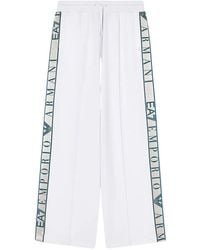 EA7 - Pantalones De Chándal Con Franja Del Logo - Lyst