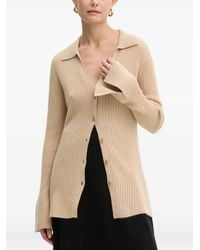 From Future - Cárdigan de canalé con botones - Lyst