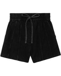 3.1 Phillip Lim - Drawstring Denim Shorts - Lyst