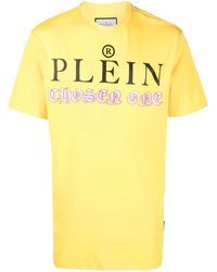 Philipp Plein - Logo-Print Detail T-Shirt - Lyst