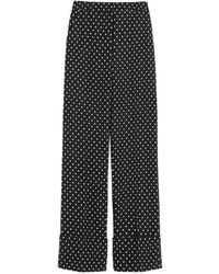 Valentino Garavani - Polka-Dot-Pattern Trousers - Lyst