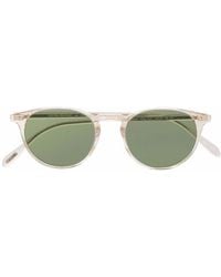 Oliver Peoples - Round-Frame Sunglasses - Lyst