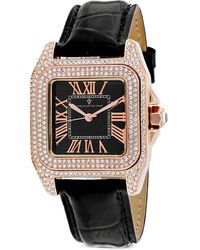 Christian Van Sant - Montre À Quartz Radieuse À Ornements En Cristal Mm - Lyst