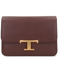 Tod's - Bandolera T Timeless mini - Lyst