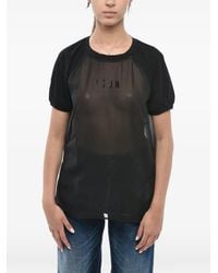 DSquared² - Icon Rhinestone-Embellished T-Shirt - Lyst