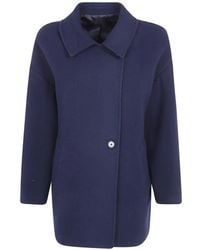 Paul Smith - Button-Fastening Dropped-Shoulder Coat - Lyst