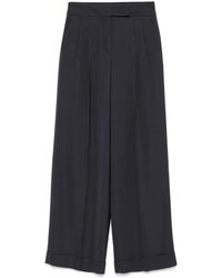 Peserico - Wide-Leg Tailored Palazzo Pants - Lyst