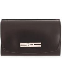 Longchamp - Portemonnaie Mit Logo-Schild - Lyst