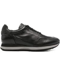 JOHN HARRISON - Leather Panelled Sneakers - Lyst