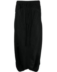Julius - Drop-Crotch Cropped Track Pants - Lyst
