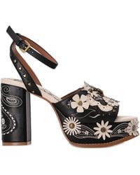 Kurt Geiger - Flower Western プラットフォーム サンダル 110Mm - Lyst