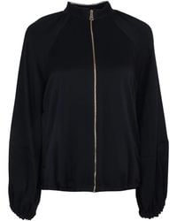 Fabiana Filippi - Veste Bomber À Manches Bouffantes En Stin - Lyst