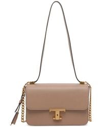 Tod's - Mini Leather Flap T Cross Body Bag - Lyst