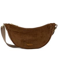 Barbour - Corduroy Cross Body Bag - Lyst