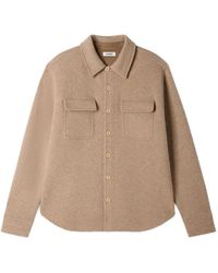 Sandro - Boiled Wool Overshirt - Lyst