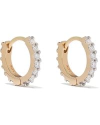 Maria Black - Madame ダイヤモンド フープピアス 14kイエローゴールド - Lyst