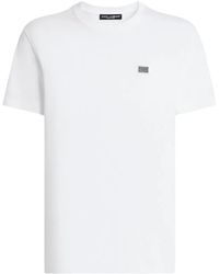 Dolce & Gabbana - Logo Plaque T-Shirt - Lyst