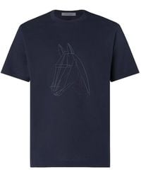 Corneliani - Horse-Print T-Shirt - Lyst