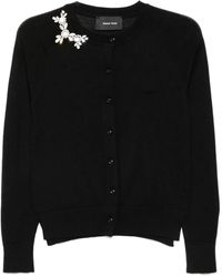 Simone Rocha - Cardigan Mit Kettendetail - Lyst