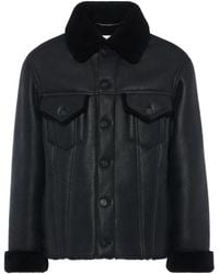 Maison Margiela - Waxed Shearling Jacket - Lyst