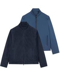 Paul & Shark - Reversible Suede Jacket - Lyst