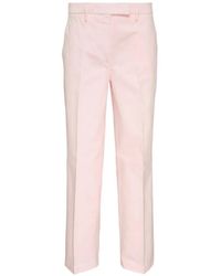 Thom Browne - Rwb Stripe Pressed-Crease Trousers - Lyst