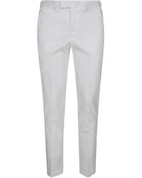 PT Torino - Cotton-Blend Trousers - Lyst