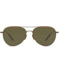 Oliver Peoples - Tk-3 Pilot-Frame Sunglasses - Lyst
