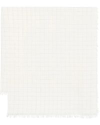 TOTEME - Checked Scarf - Lyst