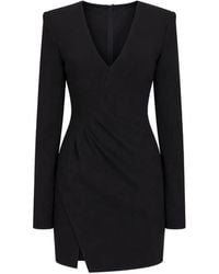 DSquared² - Draped Long-Sleeve Dress - Lyst