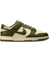 Nike - Leather Panelled Low Trainers - Lyst
