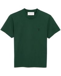 Ami Paris - Cotton T-Shirt With Ami De Coeur - Lyst