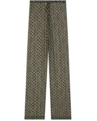 Dries Van Noten - Pantalones con motivo geométrico - Lyst