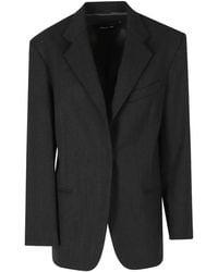 FEDERICA TOSI - Notched-Lapels Single-Breasted Blazer - Lyst