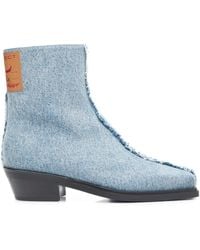 Y. Project - Logo-Patch Boots - Lyst