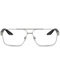 Prada Linea Rossa - Ps 51Tv Square-Frame Glasses - Lyst
