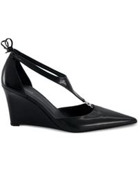 Coperni - T-Bar Wedge Heeled Pumps - Lyst