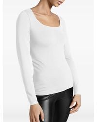 Wolford - Circular-Knit Long-Sleeve Top - Lyst