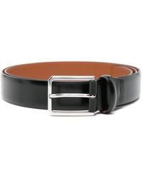 Santoni - Logo-debossed Leather Belt - Lyst