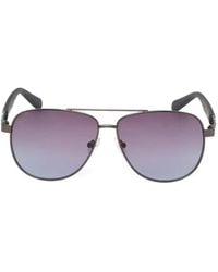 GUESS EYEWEAR - Geometric-Frame Sunglasses - Lyst