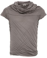 Rick Owens - Gedrapeerd T-shirt - Lyst