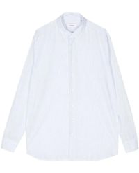 Lardini - Pinstriped Long-Sleeve Shirt - Lyst