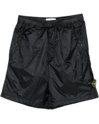 Stone Island - Bermuda Loose Wide Leg - Lyst