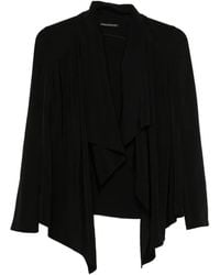 Yohji Yamamoto - Draped Open-Front Jacket - Lyst